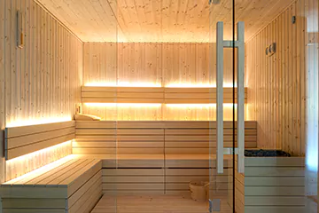 Modern Sauna Setup in Thorold, Ontario