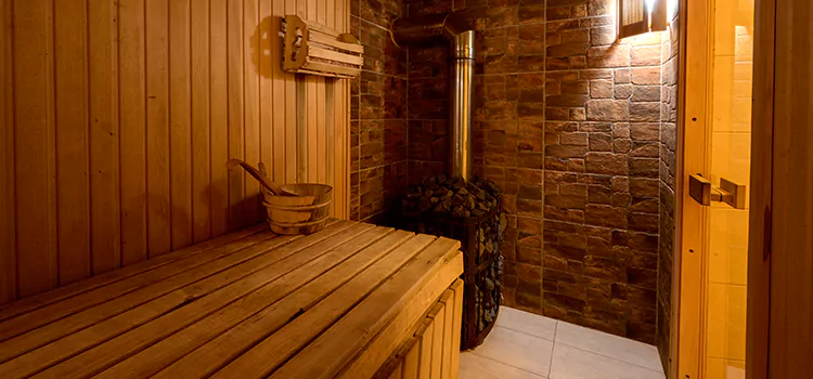 Traditional Sauna Cabin Conversion in Thorold, Ontario