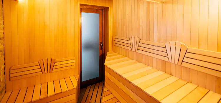 Old Cabin Conversion To Sauna in Thorold, Ontario