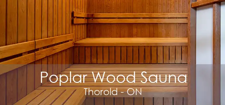 Poplar Wood Sauna Thorold - ON